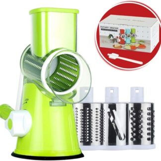 BB031-Cambom Rotary Cheese Grater & Mandoline Slicer