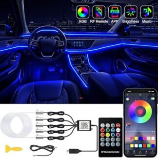 BB041-Car LED Strip Lights with Wireless APP and Remote Control