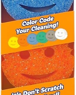 BB074-Scrub Daddy Color Sponge - Scratch-Free Multipurpose Dish Sponges for Kitchen