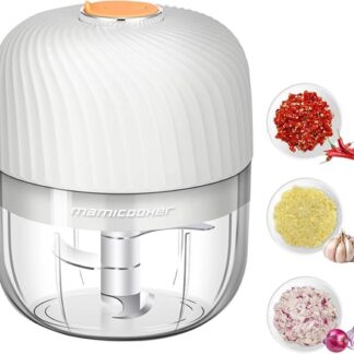 BB0100-Electric Garlic Chopper Wireless Food Processor for Ginger, Chili, Fruit, Meat, etc