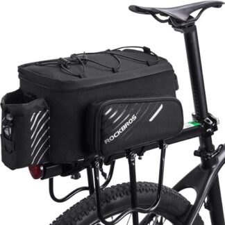 BB089-Bike Rack Bag Bicycle Bag Storage Luggage Saddle Shoulder Bag 13L With Rain Cover